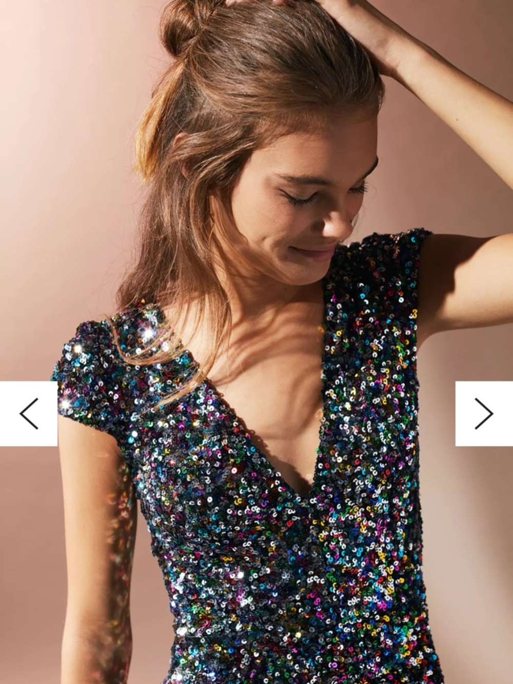 Dress the Population Zoe Multicolor Confetti Sequin Mini Dress - Picture 4 of 13